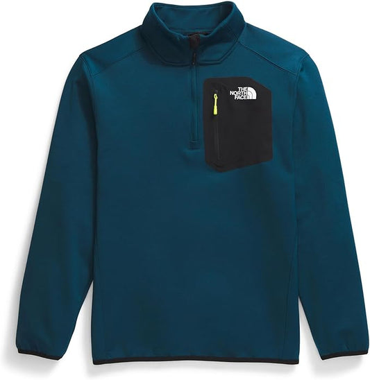 The North Face - Crest 1/4 Zip - Men's - Midnight Petrol/TNF Black