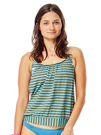 Carve Designs - Sophia Tankini - Anchor Sahara/Mint
