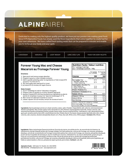 AlpineAire - Forever Young Mac & Cheese