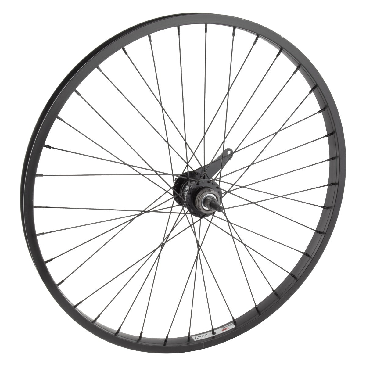 Wheel Master - 24x1.75 Bolt On 1-Sp Rear Wheel - Black - Black