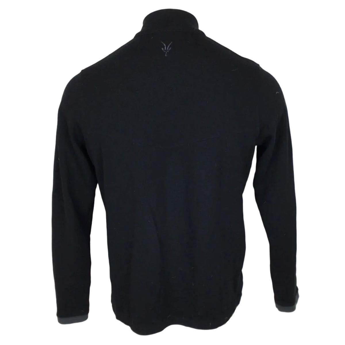 Ibex Quarter Zip Merino Pullover Men LG Black