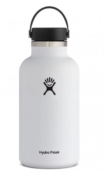 Hydro Flask - 64oz Wide Mouth with Flex Cap - White