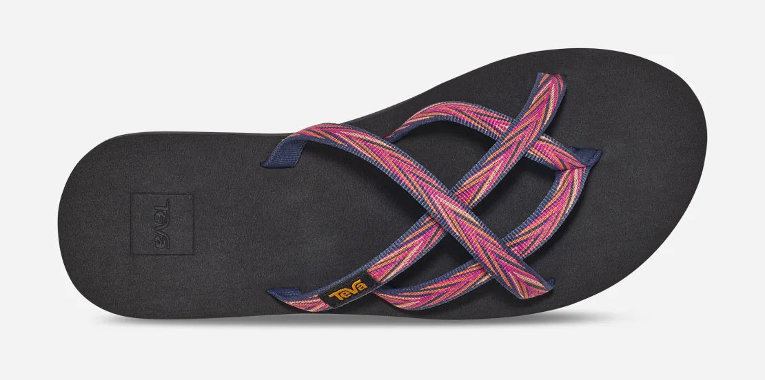 Teva - Olowahu - Big Kids' - Palms Indigo/ Rose Violet