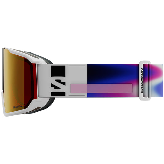 Salomon - S/View Goggles - White; ML Mid Red