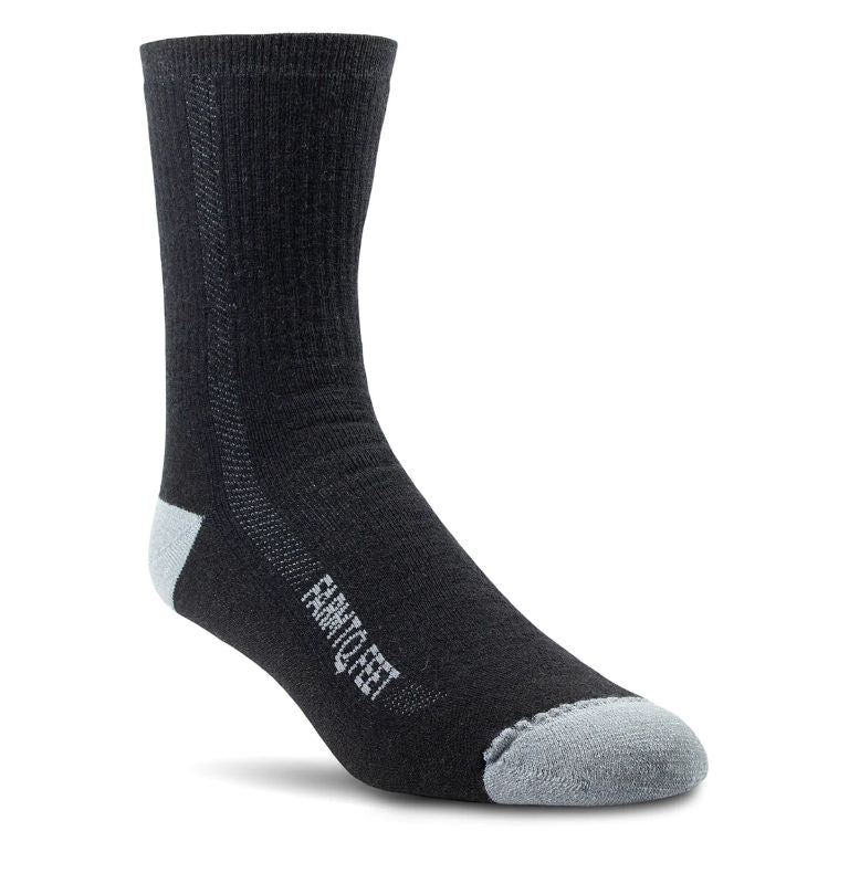 Farm to Feet - Denver Light Cushion 3/4 Crew - Black