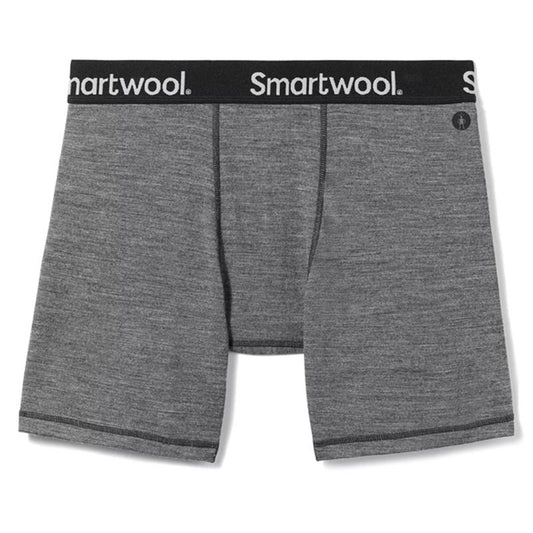 Smartwool - Active Boxer Brief Boxed - Men's - Medium Gray Heather