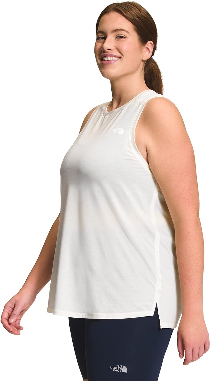 The North Face - Wander Slitback Tank - Women's Plus - Tnf Light Grey Heather