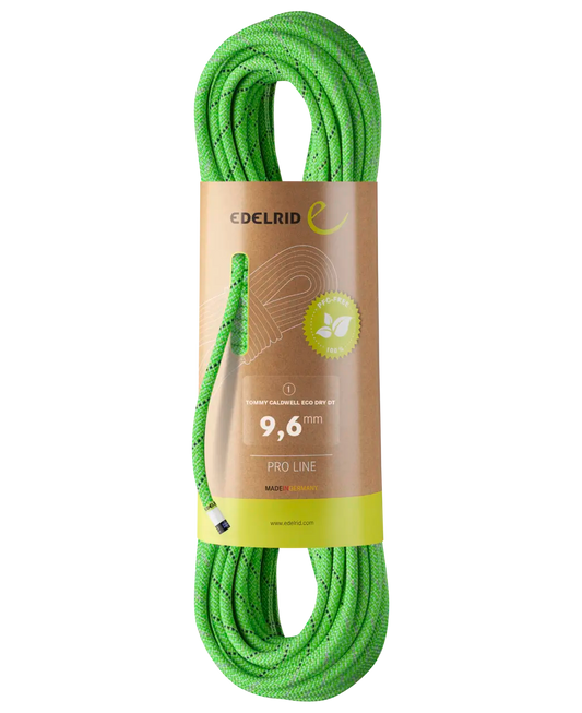 Edelrid - Tommy Caldwell Eco Dry DuoTec 9.6mm - Neon Green