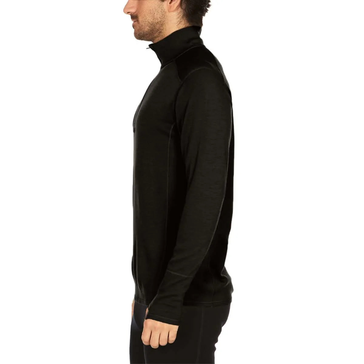 Minus 33 - Men's Isolation Midweight 1/4 Zip - Black