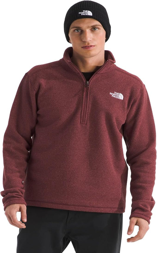 The North Face - Mens Textured Cap Rock 1/4 Zip - Sumac Heather