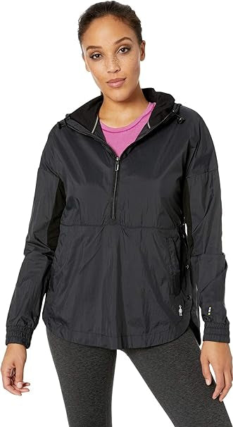 Smartwool - Women's Merino Sport Ultra Light Anorak Pullover - Black