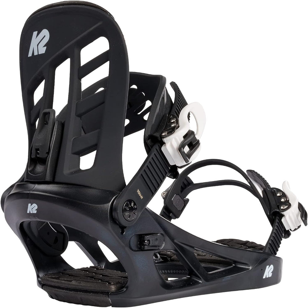 K2 - You+H Snowboard Bindings 2025 - Youth - Black