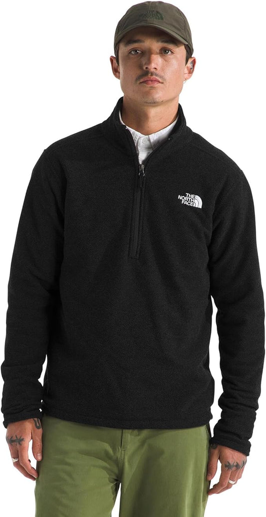 The North Face - Mens Textured Cap Rock 1/4 Zip - TNF Black Heather