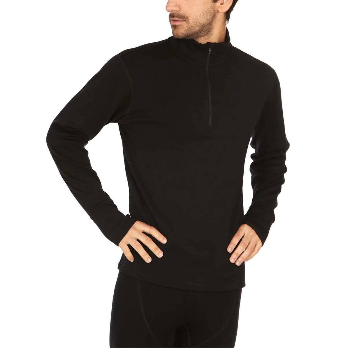 Minus 33 - Men's Kobuk Expedition 1/4 Zip - Black