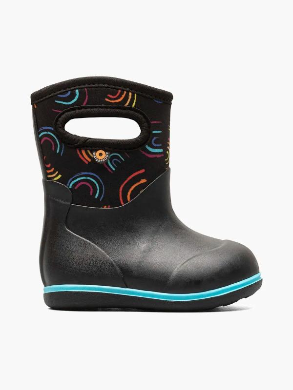 Bogs - Baby Classic Wild Rainbows - Kids - Black Multi