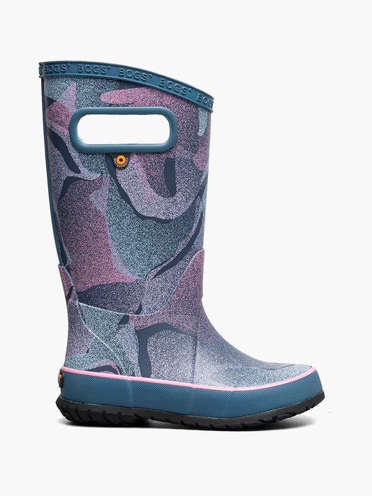 Bogs - Rainboot Abstract Shapes - Kids' - Indigo Mlt