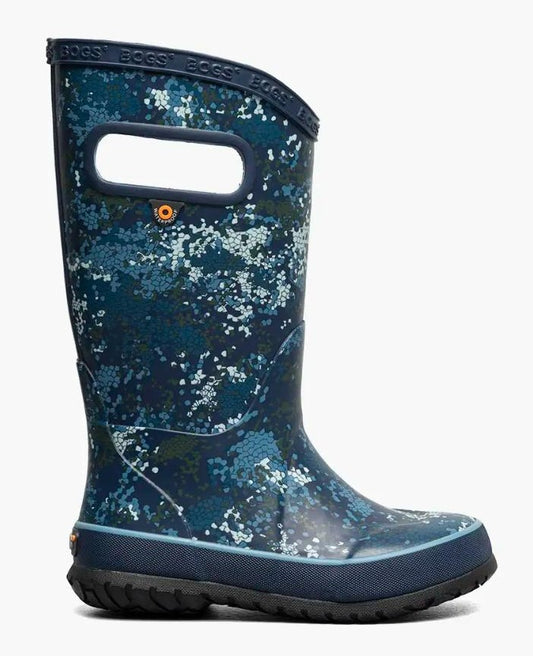Bogs - Rainboot Micro Camo - Kids' - Blue Multi