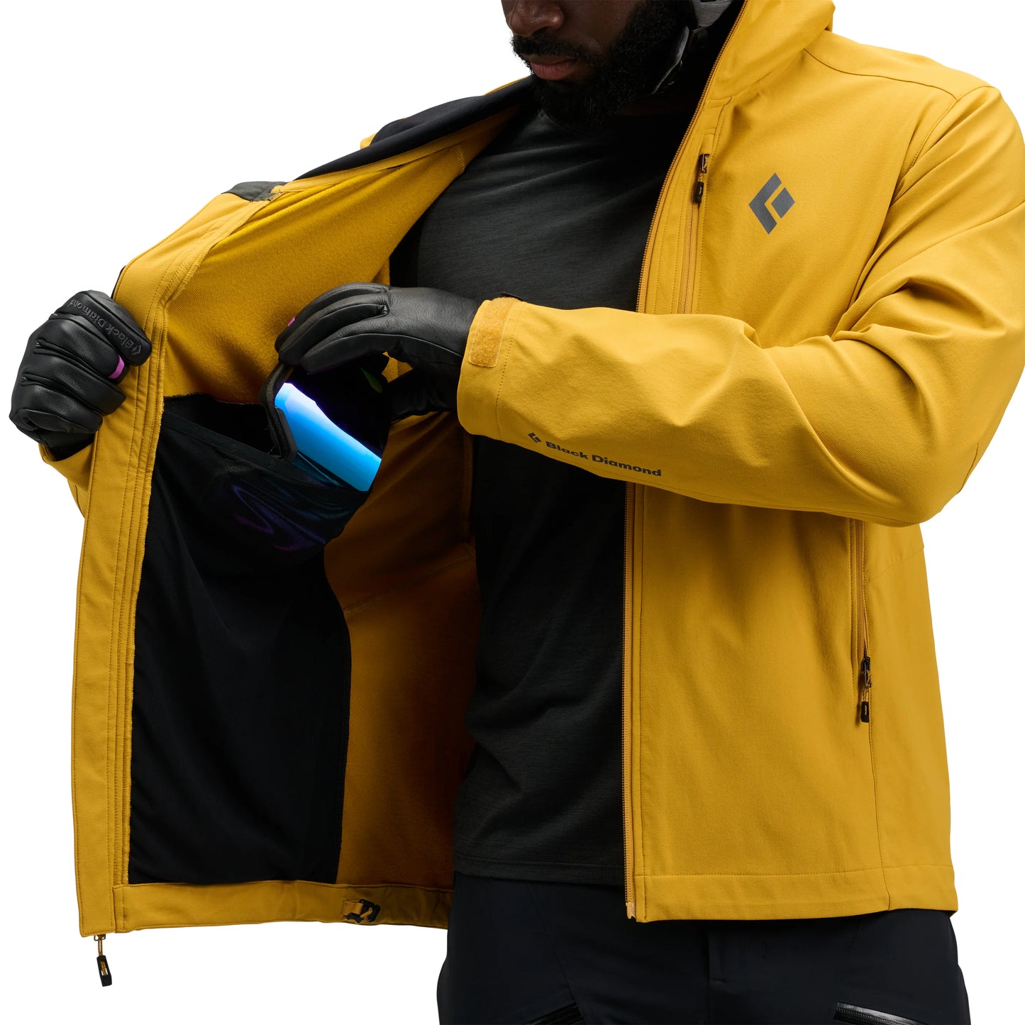 Black Diamond - Mens Dawn Patrol Softshell - Amber
