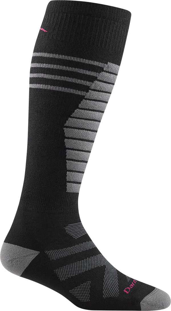 Darn Tough - Women's Edge Thermolite OTC Midweight Cushion W/ Padded Shin - Black