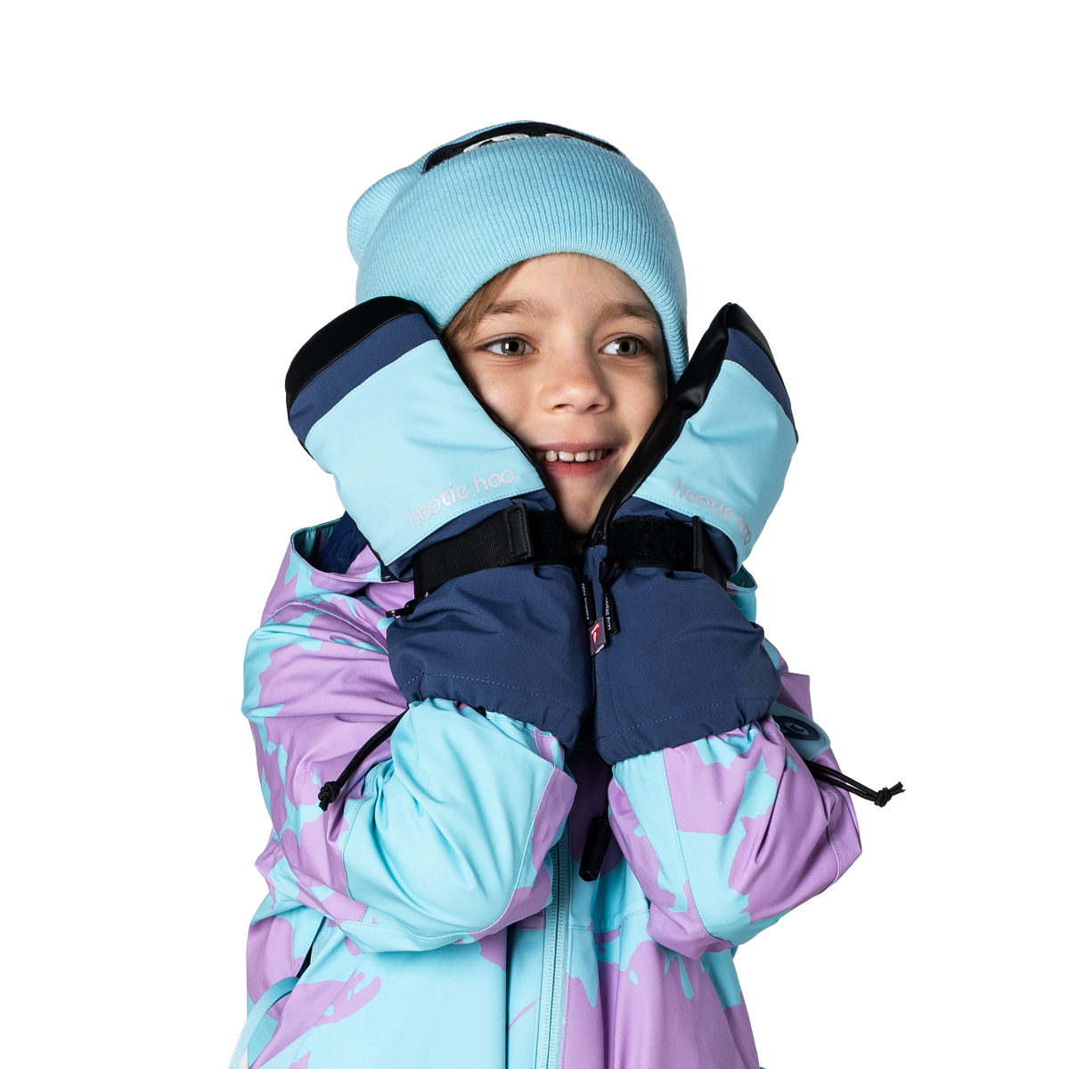 Kids Bearclaw Mittens - Sea Blue/Turquoise