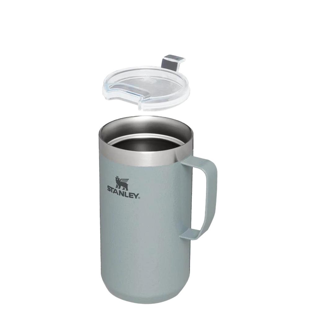 Stanley - Stay-Hot Camp Mug 24oz - Hammertone Silver