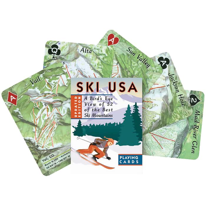 Inkstone Design Inc - Ski USA Playing Cards