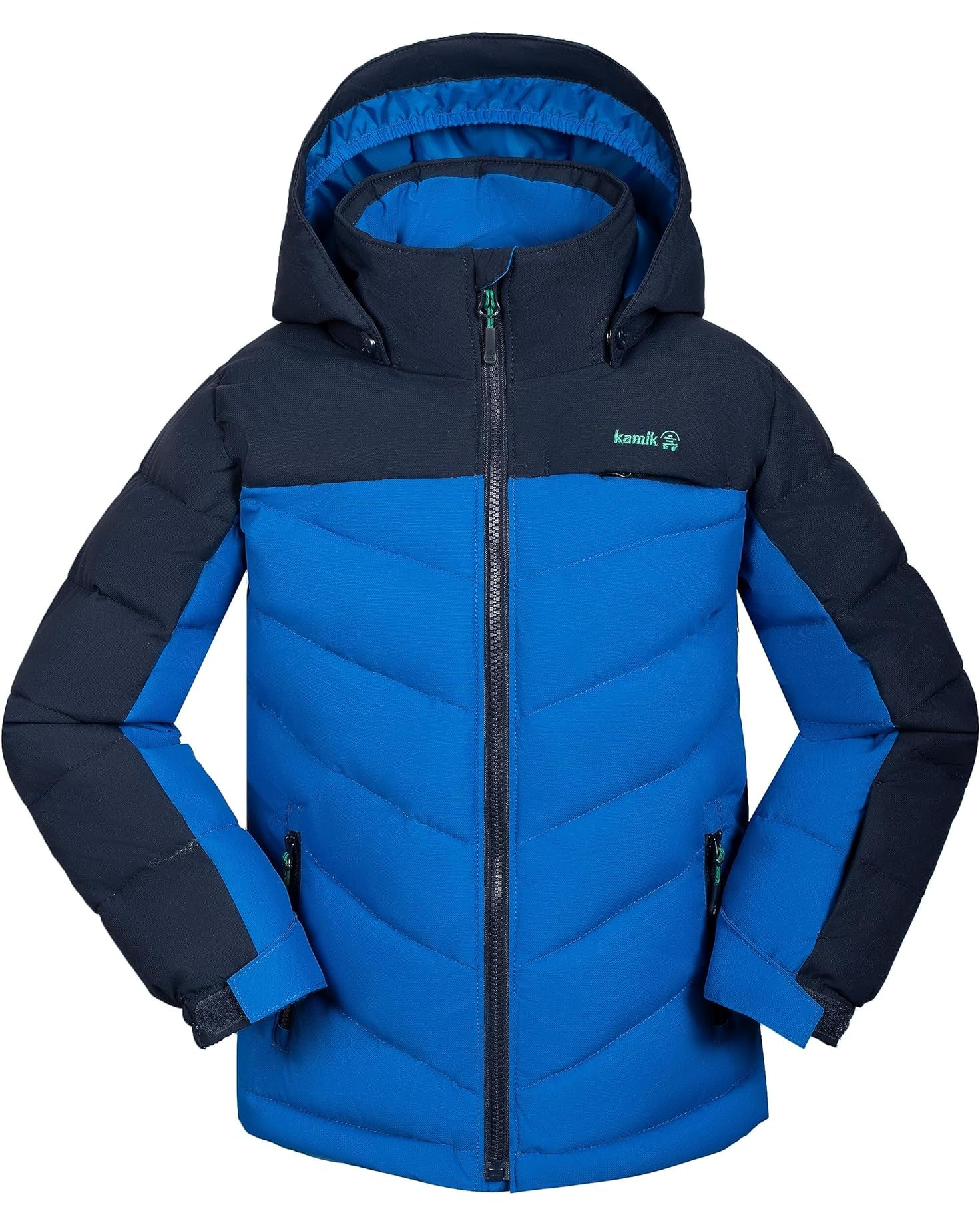 Kamik Anakin Boys Winter Jacket Royal/Midnight – Outdoor Gear