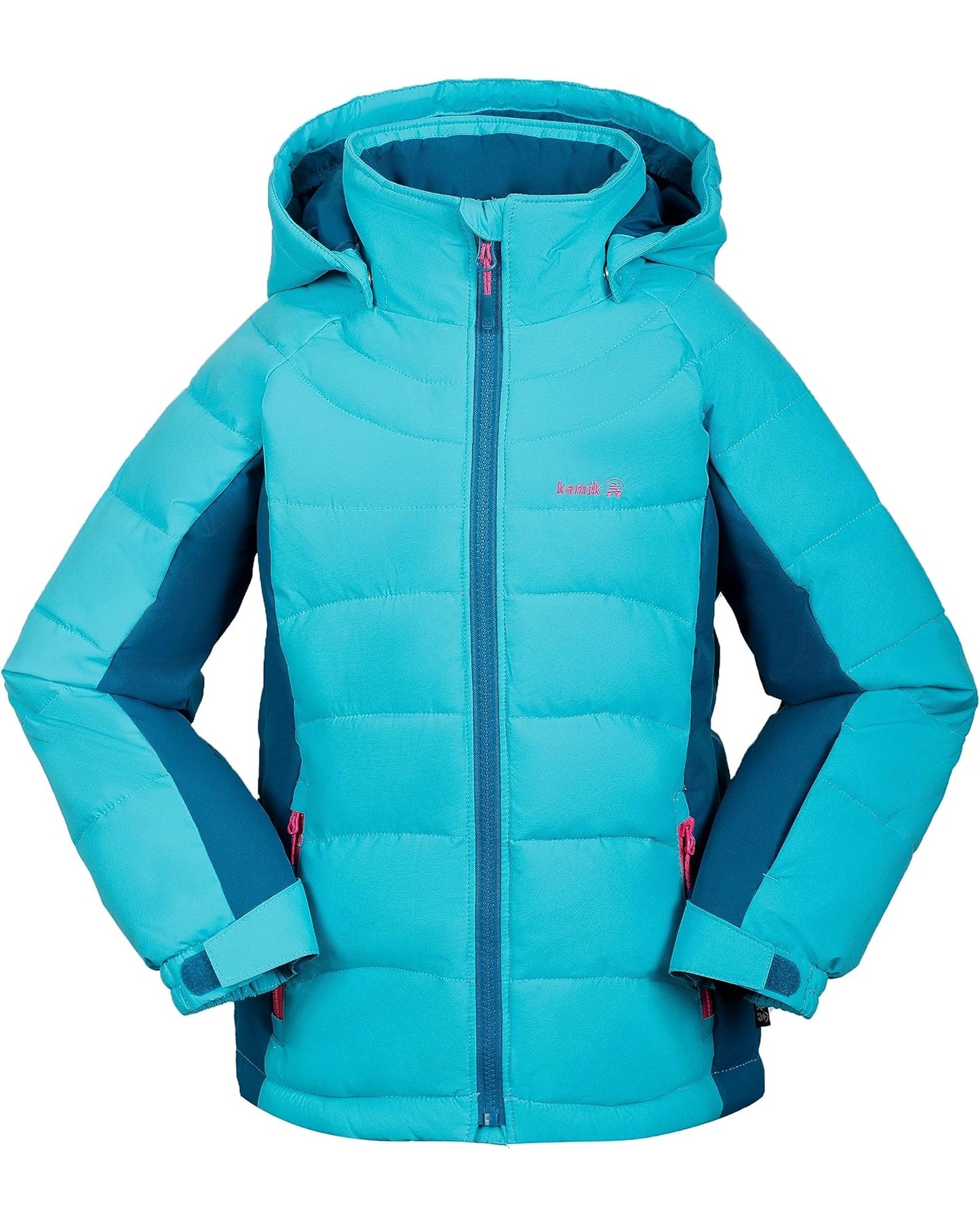 Kamik - Aayla Girls Winter Jacket - Cyan/Mikonos
