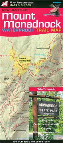 Map Adventures - Mount Monadnock Trail Map