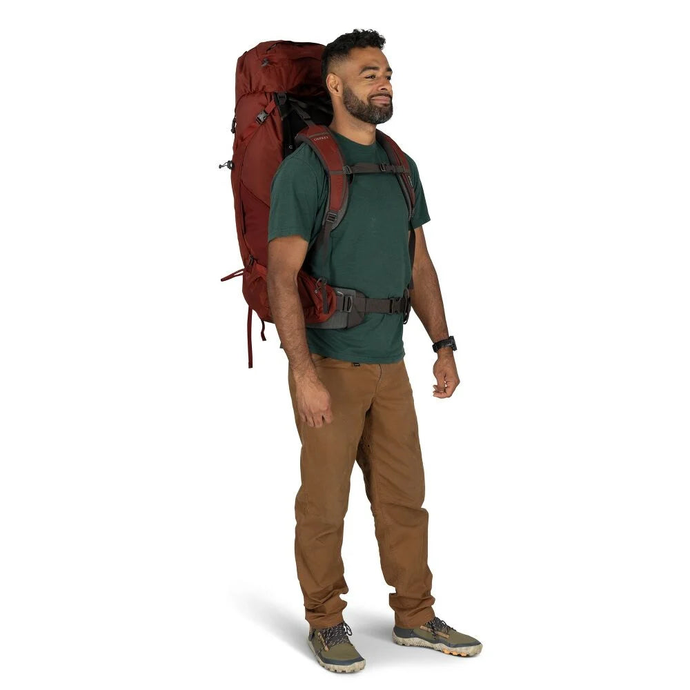 Osprey - Aether 65 Pack - Deep Acorn Red