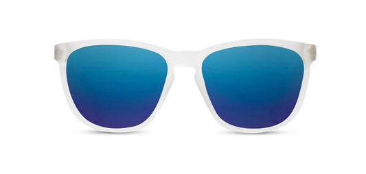 Camp Eyewear - Arrowcrest - Matte Crystal / Walnut; HD Plus Polarized Blue Flash
