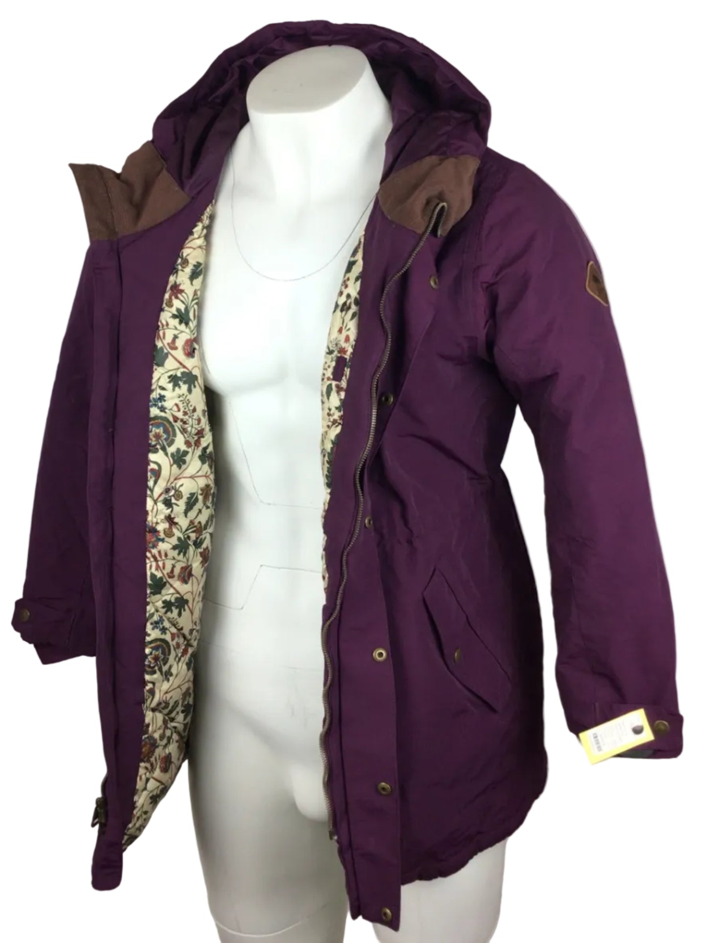 Burton Long Winter Coat Wmn XL Purple