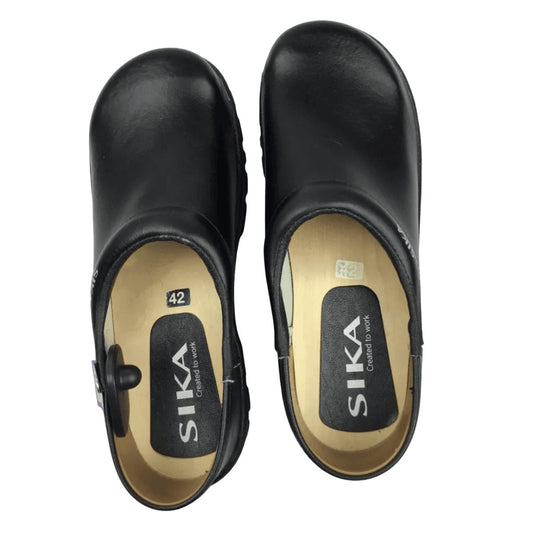 Sika Birchwood Comfort Clog Wmn 42 Blk