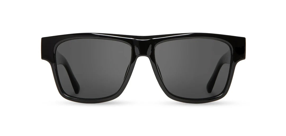 Camp Eyewear - Cliff - Black / Walnut; Grey Polarized