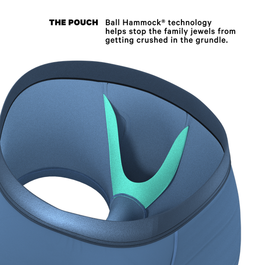 The Cool Cobalt | Slate Blue Ball Hammock® Pouch Trunks Underwear