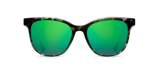 Camp Eyewear - Cove - Blue Opal / Ebony; HD Plus Polarized Green Flash