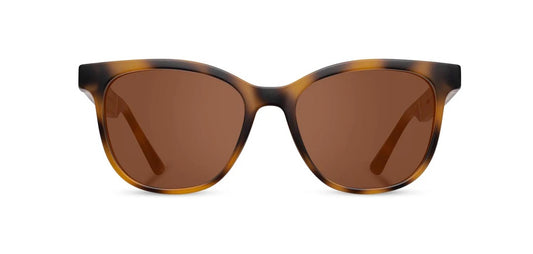 Camp Eyewear - Cove - Matte Tortoise / Walnut; Basic Polarized Brown