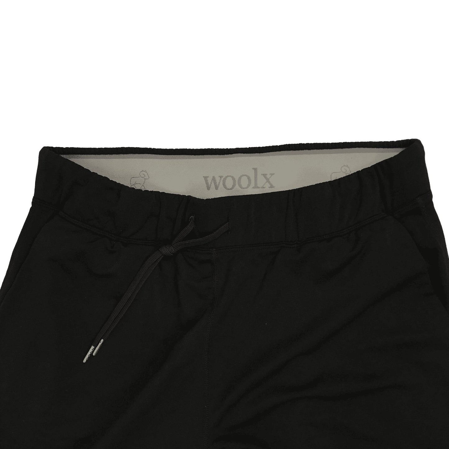 Woolx Joggers Men LG Tall Blk