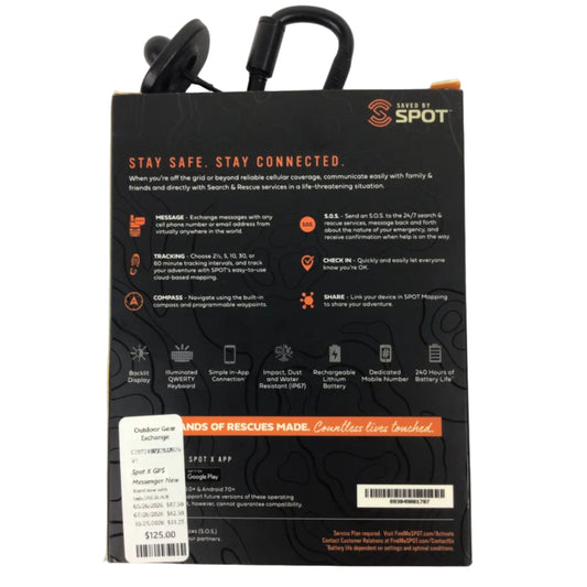Spot X GPS Messenger New