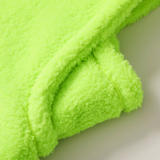 Kids Kozy Fleece Hood - Lime