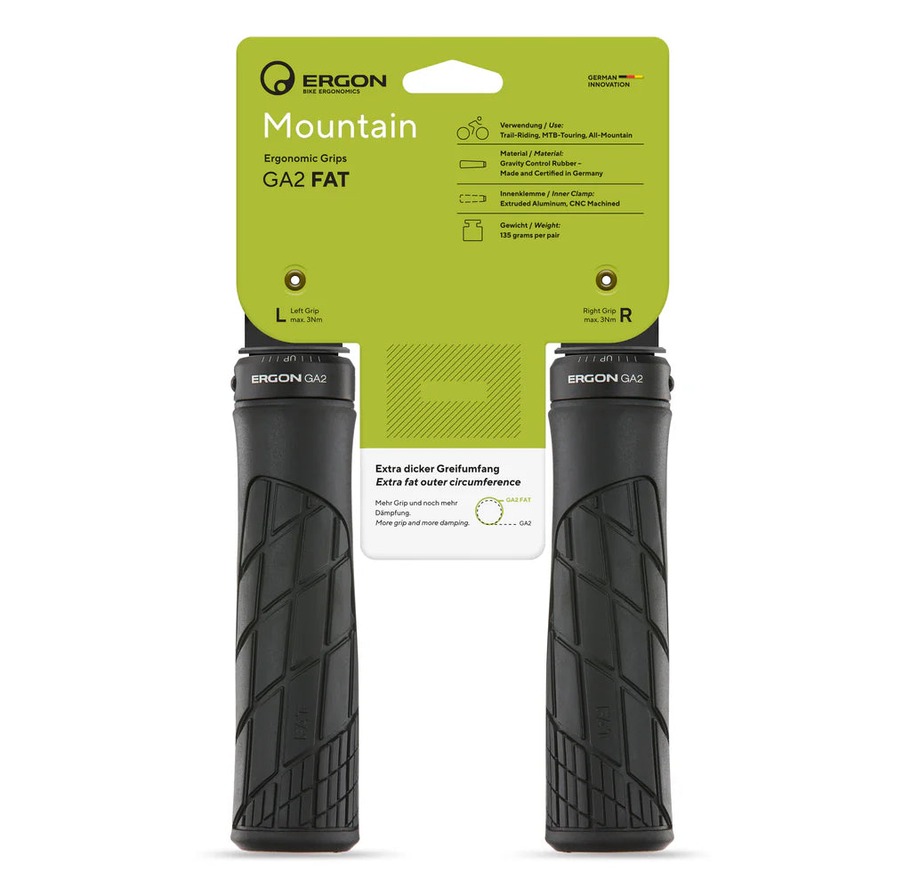 Ergon - GA2 Fat Grips - Black