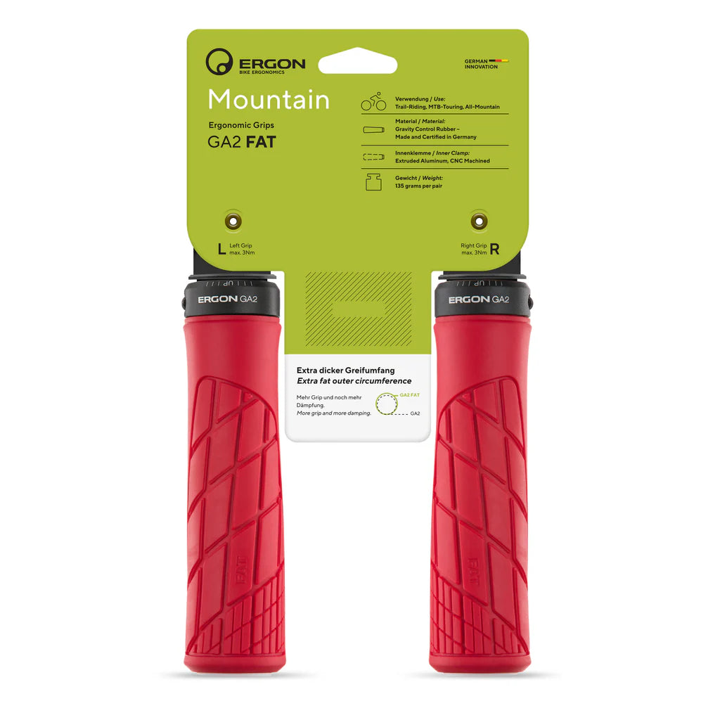 Ergon - GA2 Fat Grips - Risky Red
