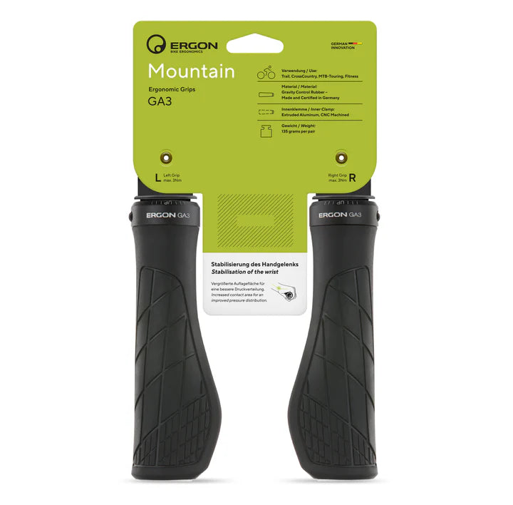 Ergon - GA3 Grips - Black