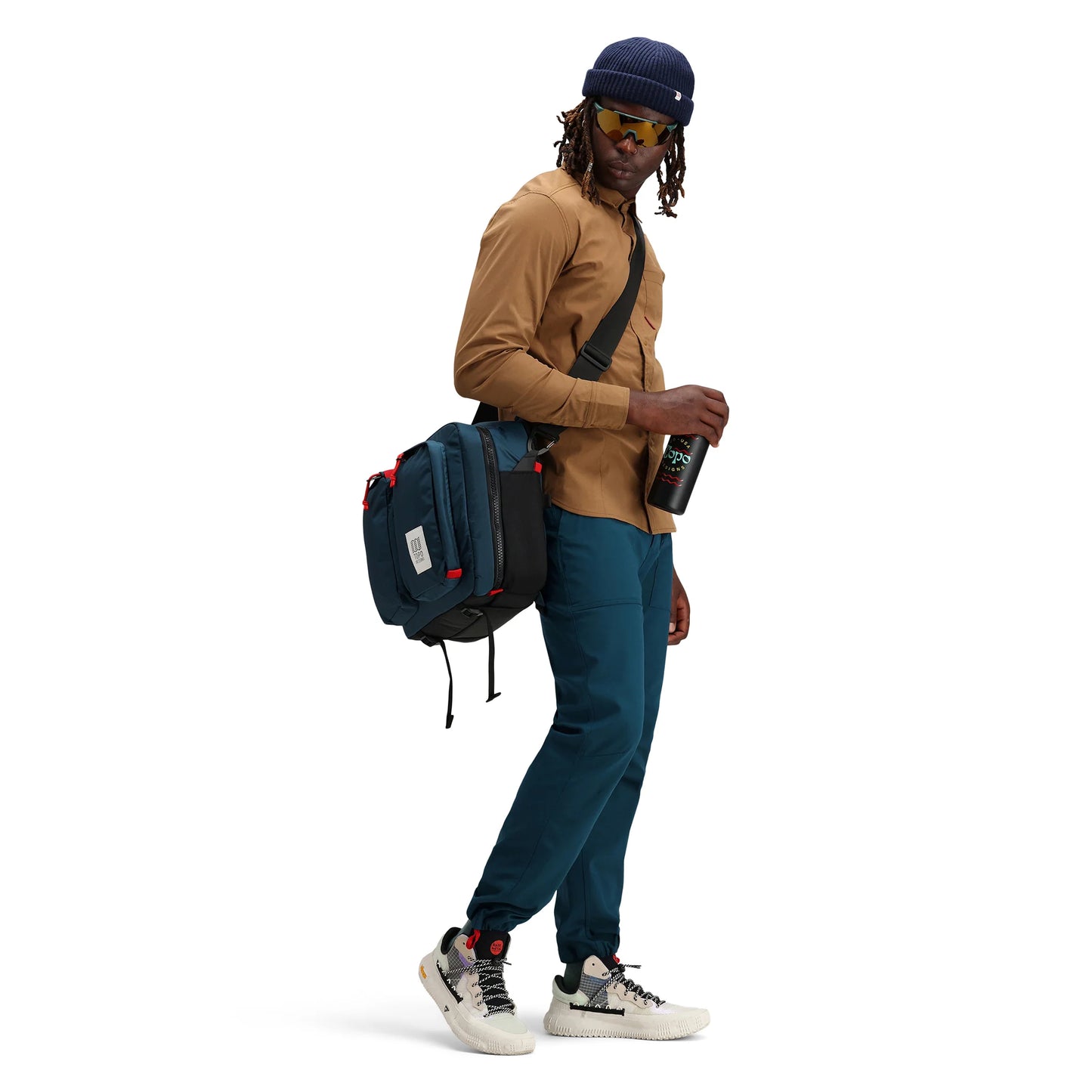 Topo Designs - Global Briefcase - Navy Sahara