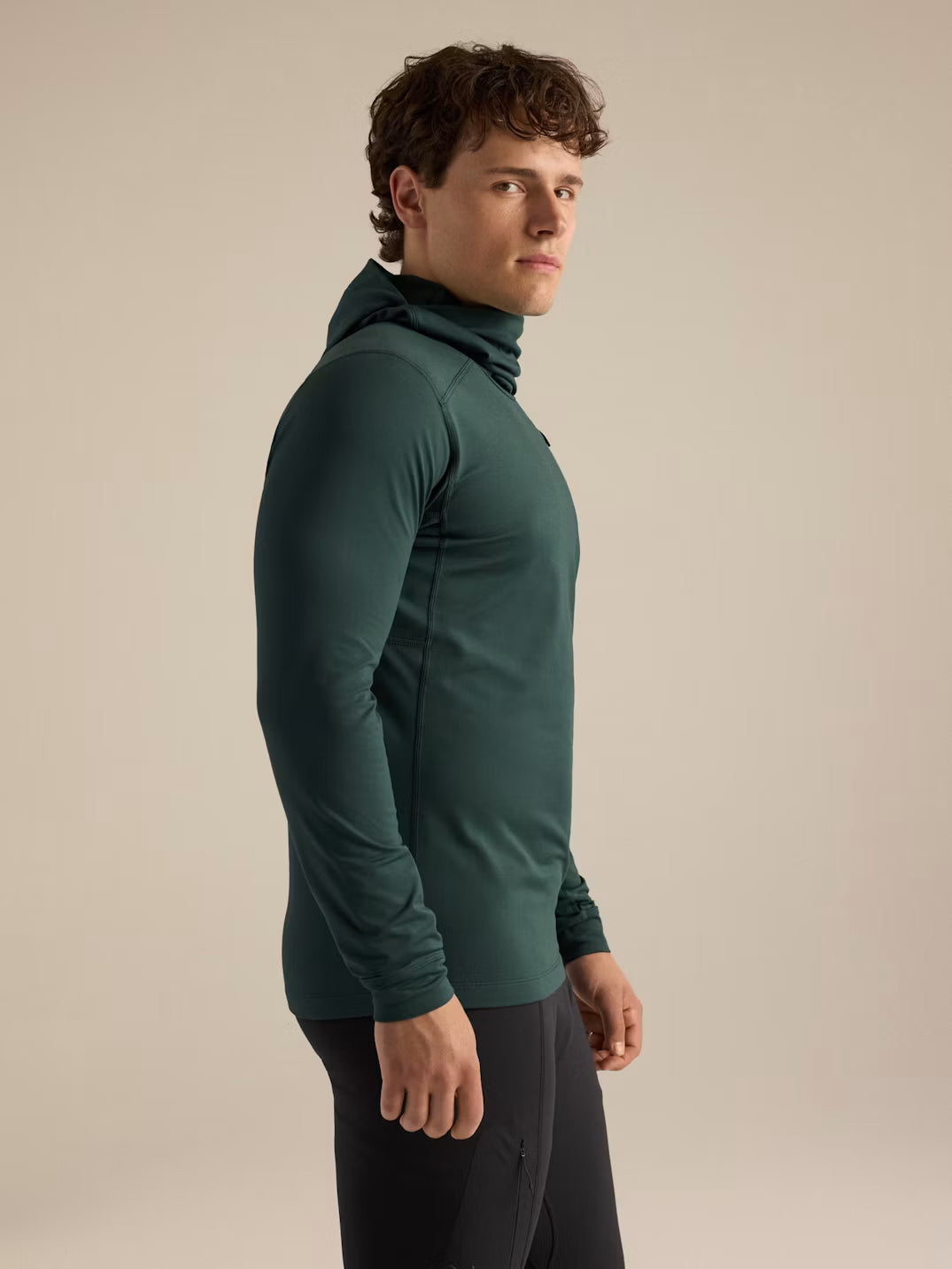 Arc'teryx - Rho LT Zip Neck Mens - Dark Jade