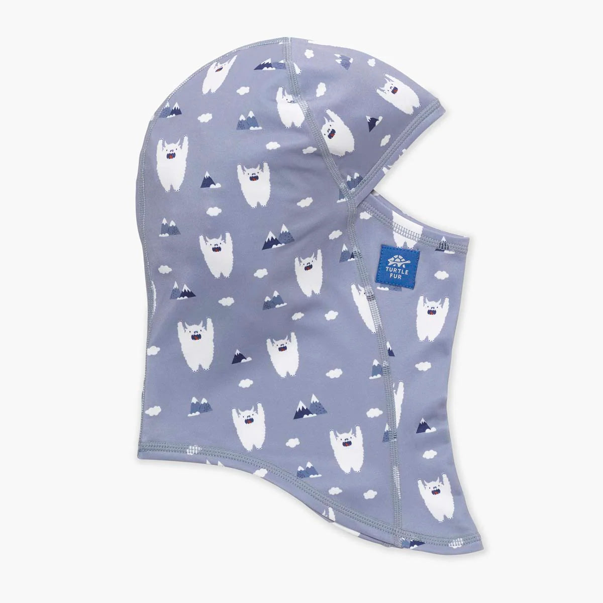 Turtle Fur - Kids ComfortShell MaxClava Print - Snow Monster