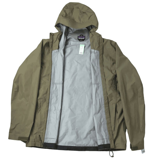 Patagonia Rain Jacket Men LG Green
