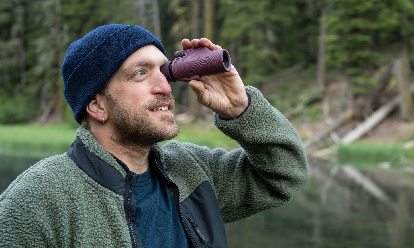 Nocs Provisions - Field Tube 10x32 Mono Telescope - Oxblood