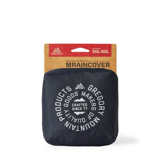 Gregory - Raincover 50L-80L - OBSIDIAN BLACK