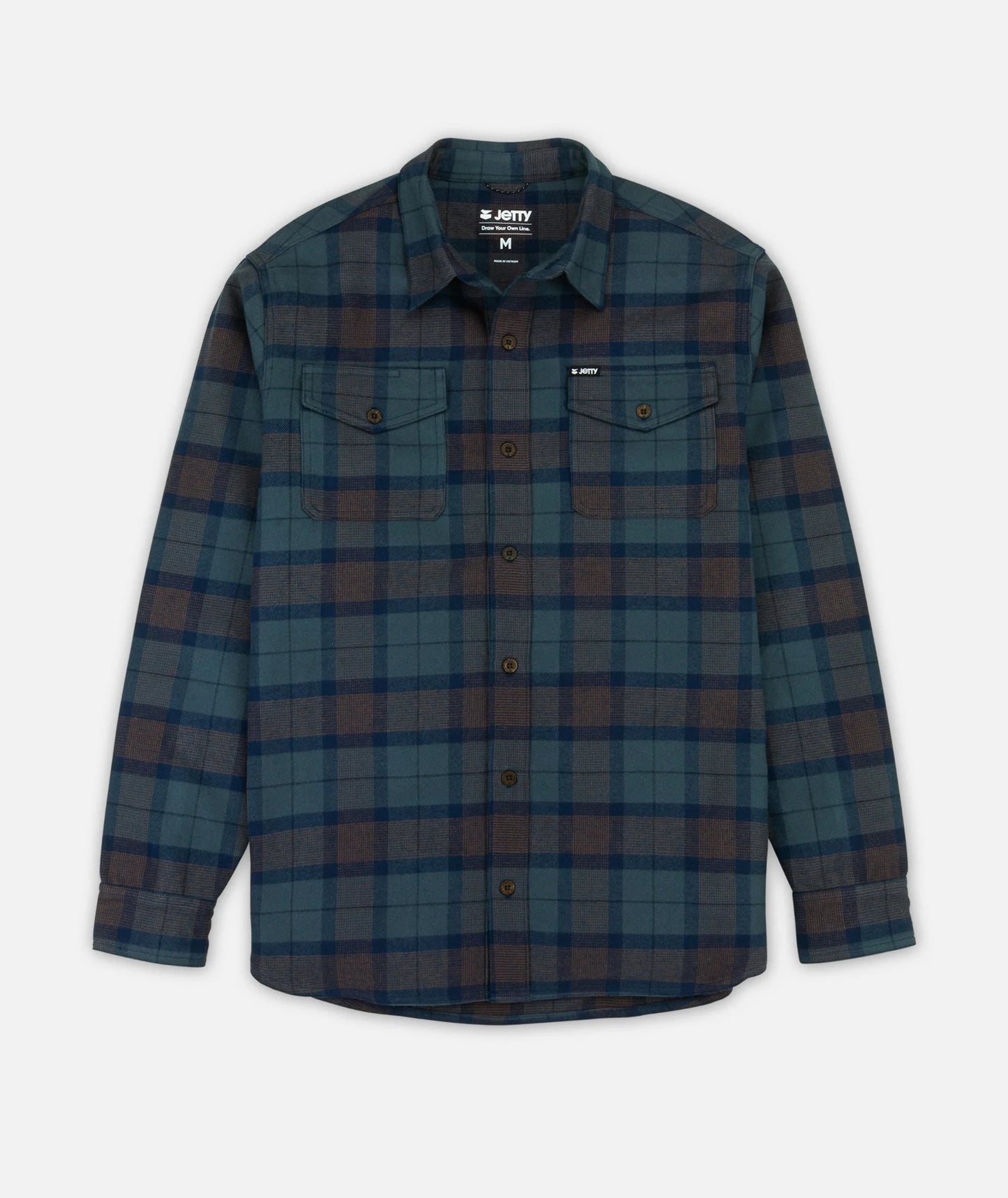 Jetty - Breaker Flannel - Navy